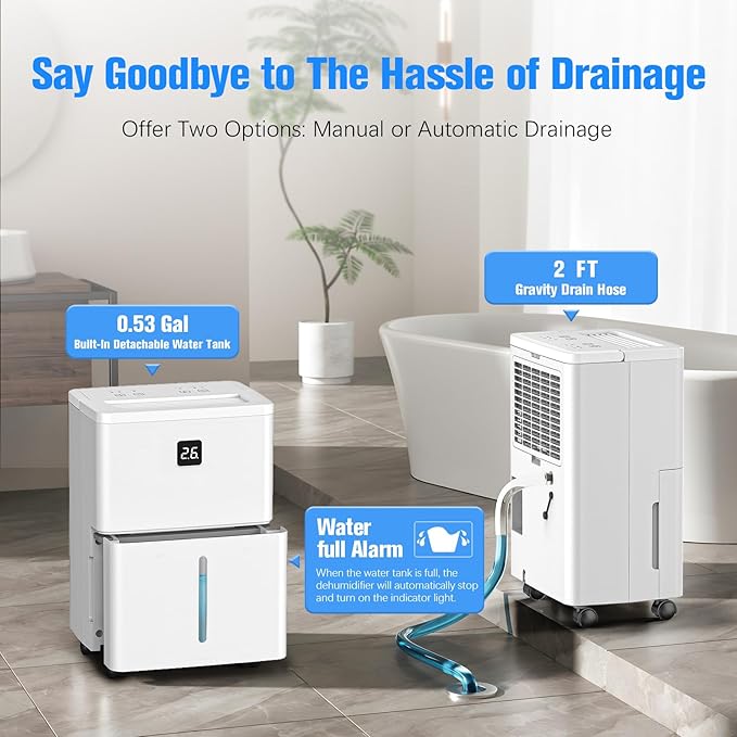 DEVERSE Max 25 Pints Dehumidifier - Image 7