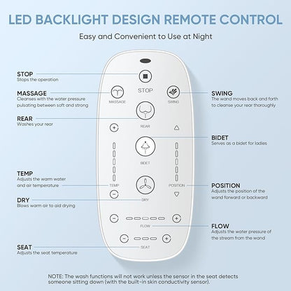 LEIVI Electric Bidet Toilet Seat - Image 7