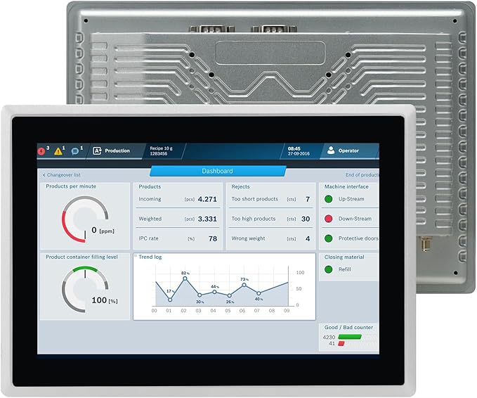 10.1-Inch Industrial Touch Screen Monitor, Ratio 16:10 Embedded PCAP by IRXSEE