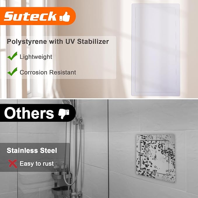 Suteck Plumbing Access Panel for Drywall Ceiling 14 x 29 Inch Reinforced - Image 3
