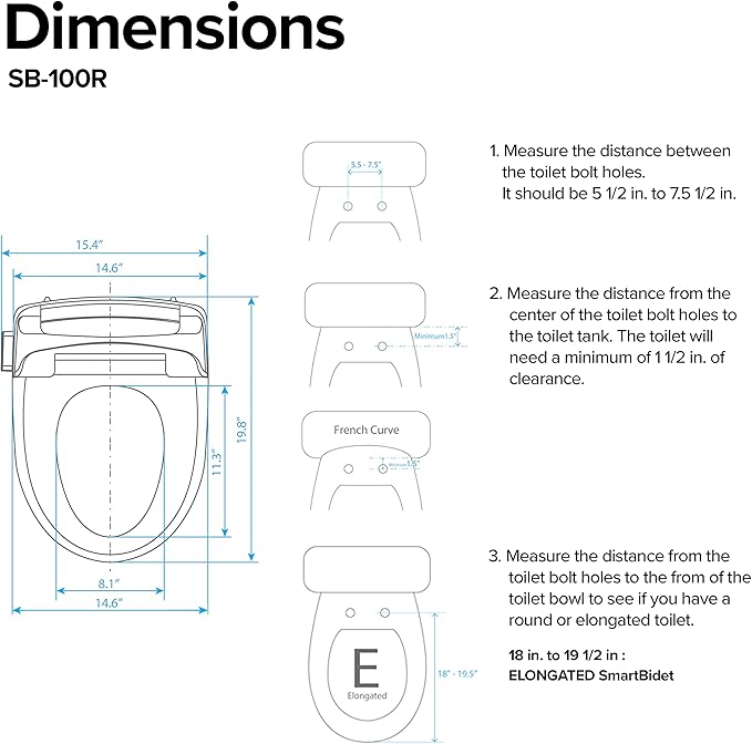 SmartBidet® SB-100R Electric Smart Bidet Seat - Image 12