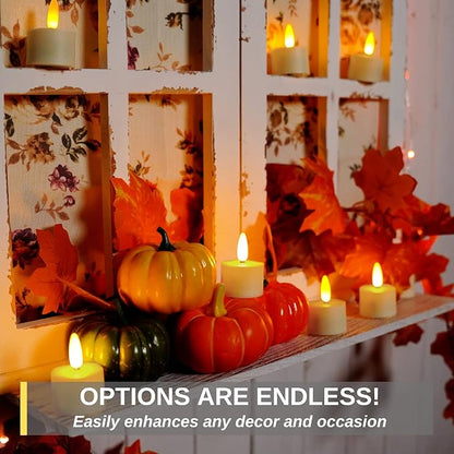 Homemory Flameless Rechargeable Tea Lights - Image 8
