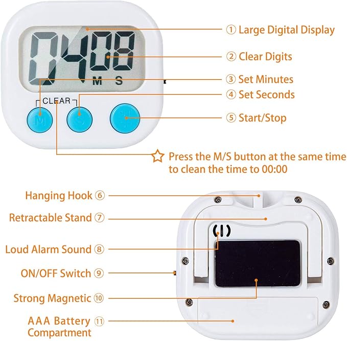 Classroom Timers for Teachers Kids Large Magnetic Digital Timer Teacher - Image 5