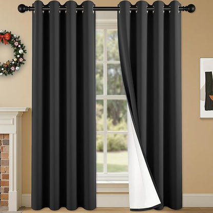 100% Blackout Curtains 95 Inch Length by Unknown