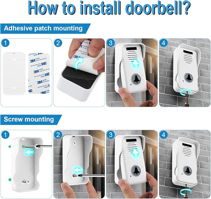 Wireless Doorbell System & Full Duplex Intercom Doorbell Wireless Hands-Free - Image 7