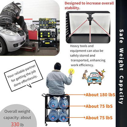 Lumizone Foldable Tool Cart - Image 7