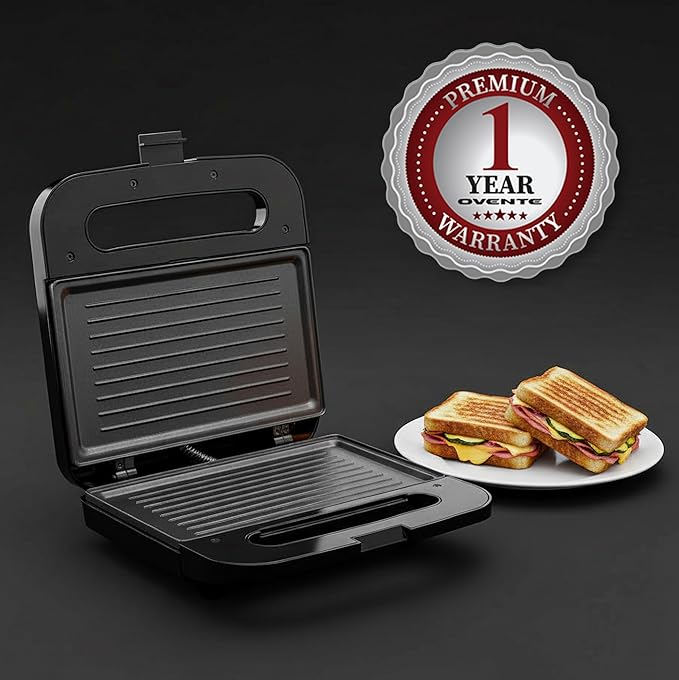 OVENTE Electric Panini Press Grill - Image 9
