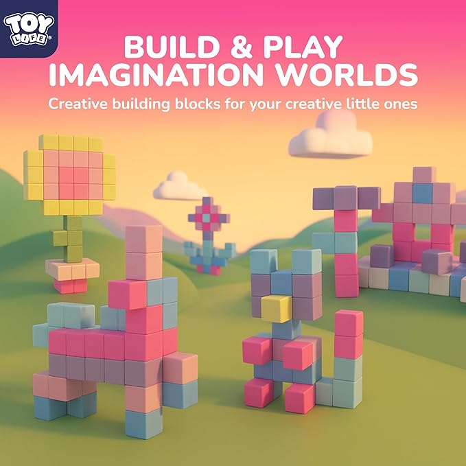 TOY Life 48 Pcs Magnetic Blocks Ages 3-5, Magnetic Building Blocks - Image 2