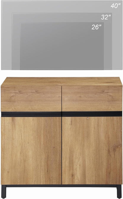 Wampat Modern TV Stand for 40 inch TVs, Entertainment Center Console - Image 8