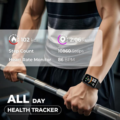 Fitness Tracker，Smart Watch 24/7 Heart Rate Spo2 Blood Oxygen Monitor Sleep - Image 4