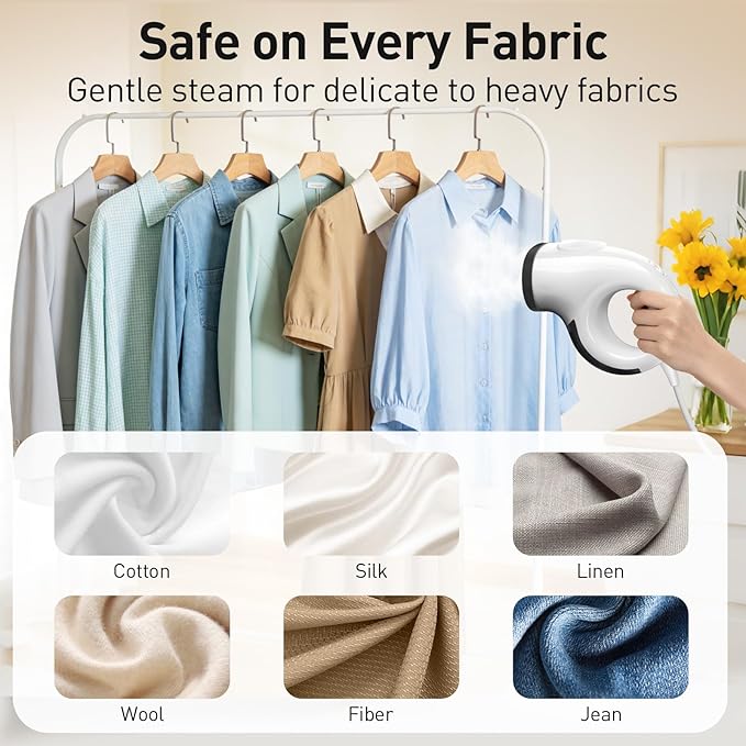 STEAVOX Vacuum Steamer for Clothes – Handheld Clothes Steamer - Image 5