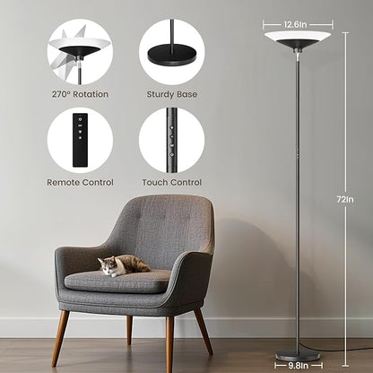 SIBRILLE Torchiere Floor Lamp - Image 2