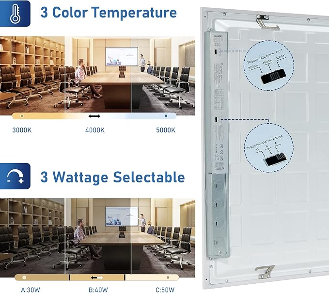 CycevSun 2x4 LED Flat Panel Light - Image 2
