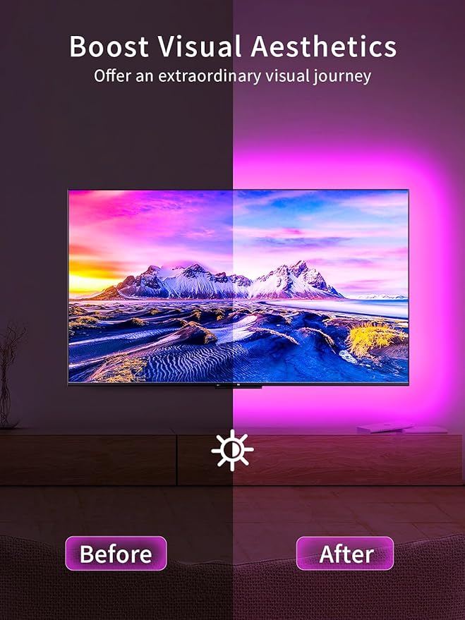 KANTUTOE TV LED Lights, 11.5ft LED Lights - Image 3