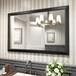 Amorho Black Bathroom Mirror, Living Room, Large Rectangle Vanity Mirrors. by Amorho
