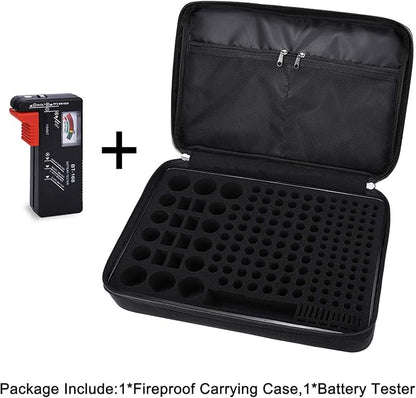 Fireproof Battery Organizer Storage Case Waterproof & Explosionproof, Safe Bag - Image 5