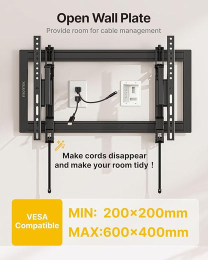 monTEK Heavy Duty Tilting TV Wall Mount Barckt - Image 8