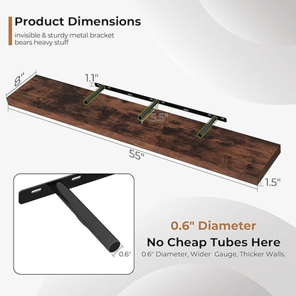 Fun Memories 55 Inch Floating Shelves - Image 3