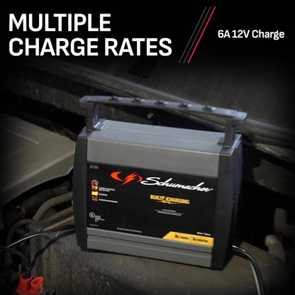 schumacher electric battery charger and maintainer, sc1301, 3-in-1, package contents