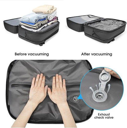 Vacuum Backpack for Men, 50L Expandable Travel Backpack - Image 3