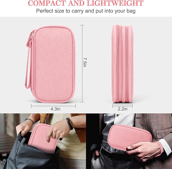 FYY Electronic Organizer, Travel Bag, Carry Case Portable Waterproof Double - Image 2