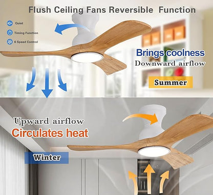 Gaizw Ceiling Fans with Lights, 36 inch Ceiling Fan with Remote Control - Image 5