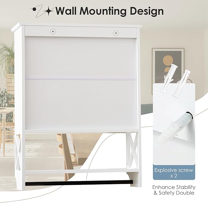 Wall Mounted Bathroom Cabinet, Farmhouse Medicine Cabinet - Image 7
