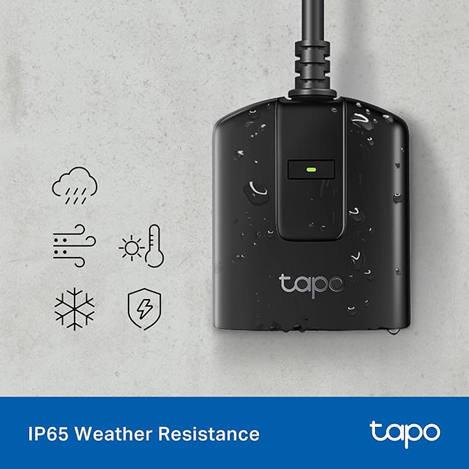 Tapo Outdoor Smart Dimmer Plug for Outdoor Lights, App Control, IP65 Weather - Image 5
