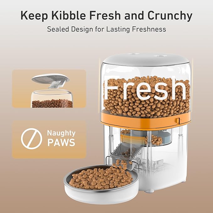 Automatic Cat Feeders - 3L Cat Food Dispenser Easy to Use - Image 4