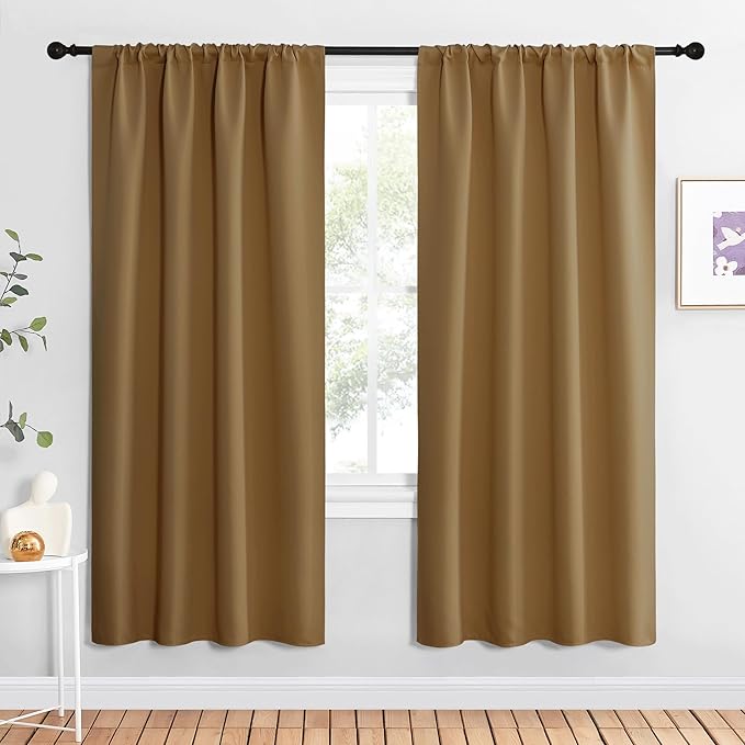 NICETOWN Blackout Curtains for Living Curtains, 2 Panels, 42 by 72, Room by NICETOWN