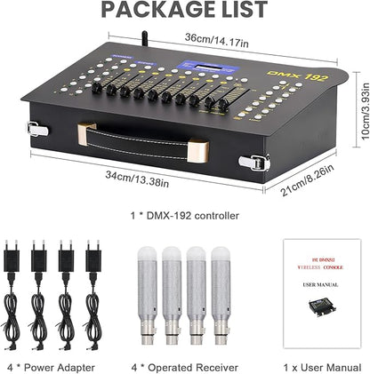 CaalLogt DMX512 Controller Stage DJ Light Console Lighting Mixer Board Console - Image 8
