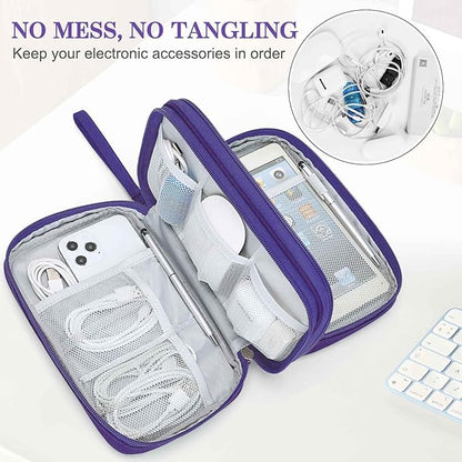 FYY Electronic Organizer, Large Travel Cable Organizer Bag Pouch Electronic - Image 5