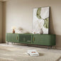 POVISON Fully-Assembled Modern Green TV Stand by POVISON