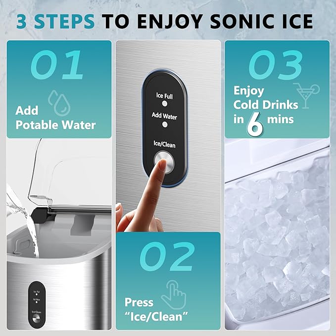 EUHOMY Nugget Ice Maker Countertop - Image 6