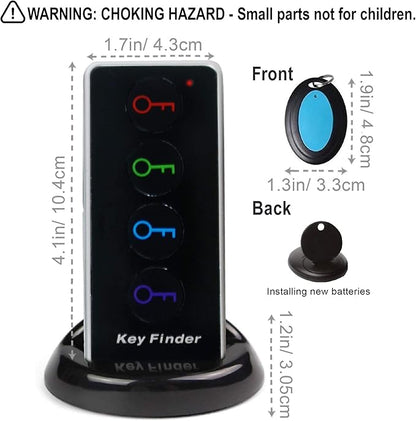 Key Finder with 100dB Loud Sound & 4 Receivers - Image 2