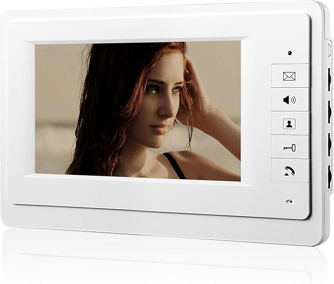 MENGQI-CONTROL 7'' LCD Video Door Phone Intercom Systems Via Password Open Door - Image 5