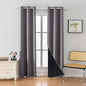 Anytime 100% Blackout Curtain 2 Panels Set, Thermal Insulated Window Drapes by Anytime