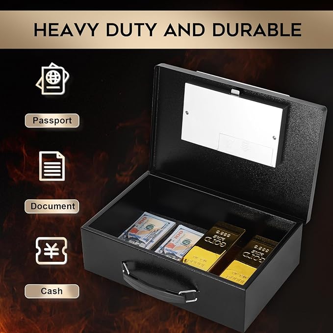 Dalmbox Portable Metal Safe Box - Image 3