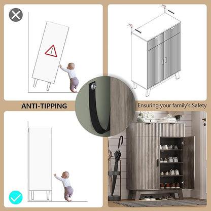 Shoe Cabinet Storage for Entryway - Image 6