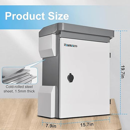Outdoor Electrical Box, Cold-Rolled Steel Plate, Aluminum Alloy Back Beam - Image 2