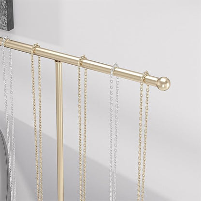 Justsoso Metal T-Bar Necklace Holder Stand, Necklace Hanging Display Stand - Image 2