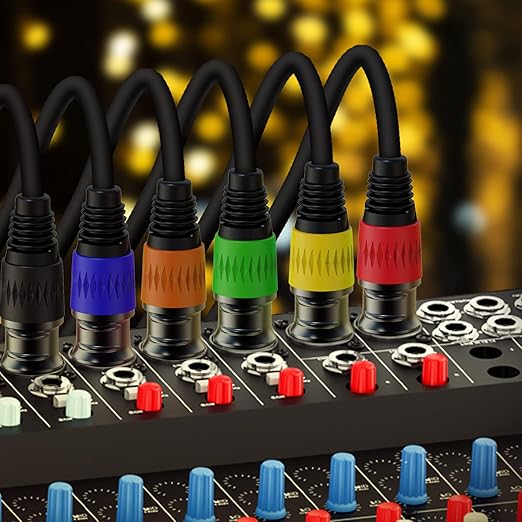 AuxLink XLR Cables 3ft 20Pack, XLR Microphone Cable Mic Cable Male to Female - Image 5