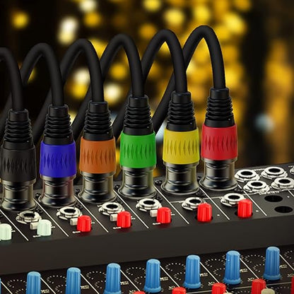 AuxLink XLR Cables 3ft 20Pack, XLR Microphone Cable Mic Cable Male to Female - Image 5