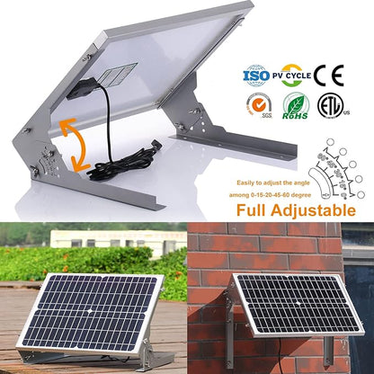 SUNER POWER 20W 12V Solar Battery Charger Maintainer, Built-in Smart MPPT - Image 6