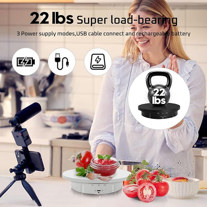 JAYEGT 3in 1 Motorized Rotating Display Stand - Image 5