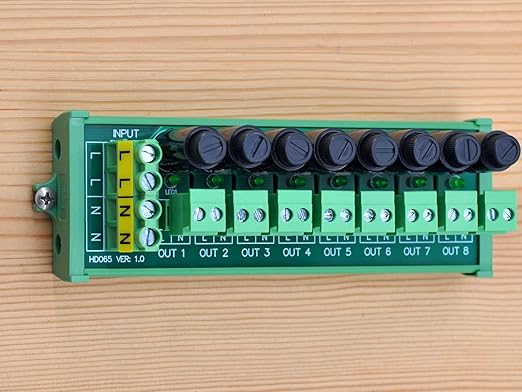 Screw Mount AC 24-250V 8 Channel Pluggable Side Wiring Terminal Block Power - Image 8