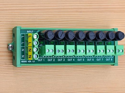 Screw Mount AC 24-250V 8 Channel Pluggable Side Wiring Terminal Block Power - Image 8
