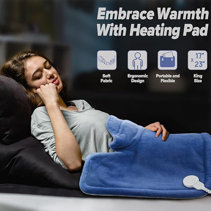 Heating pad for Neck, Cramps Pain Relief, Gifts for Women, 4 Auto-Off, Machine - Image 5