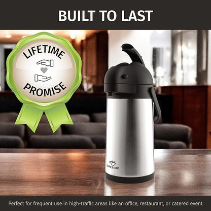 Thermal Coffee Carafe 74Oz, Keeps Drinks Hot - Image 8