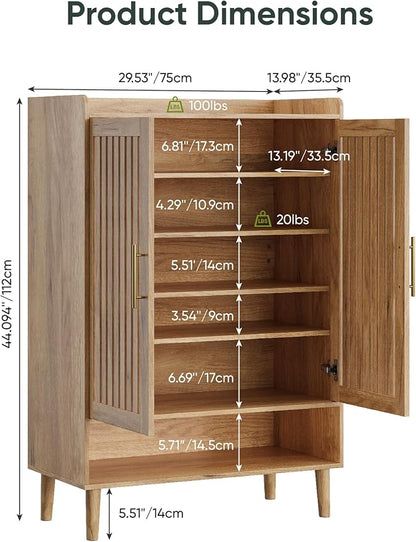 6-Tier Shoe Storage Cabinet - Image 2